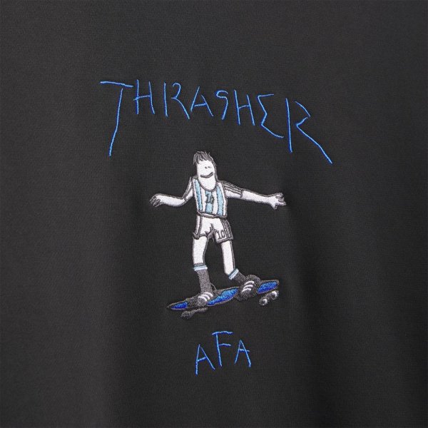 画像5: ADIDAS " GONZ CREW NECK THRASHER X AFA " - BLACK (5)