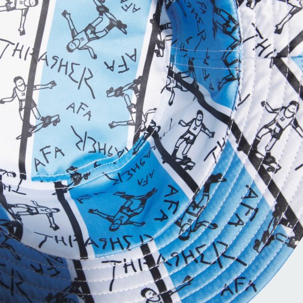 画像4: ADIDAS " BUCKET HAT THRASHER X AFA " - NIGHT NAVY / LIGHT BLUE (4)