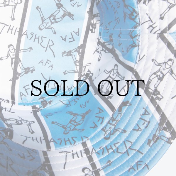 画像4: ADIDAS " BUCKET HAT THRASHER X AFA " - NIGHT NAVY / LIGHT BLUE (4)