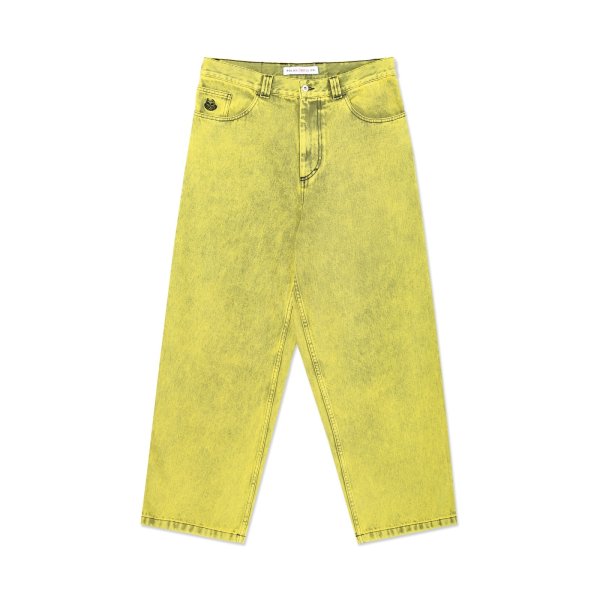 画像1: POLAR SKATE CO. " BIG BOY PANTS | DEMON CHILD " - LEMON BLACK (1)