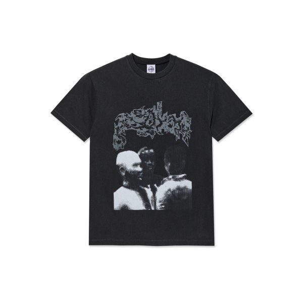 画像1: POLAR SKATE CO. " BAND TEE | OVERHEAD " - SILVER BLACK (1)