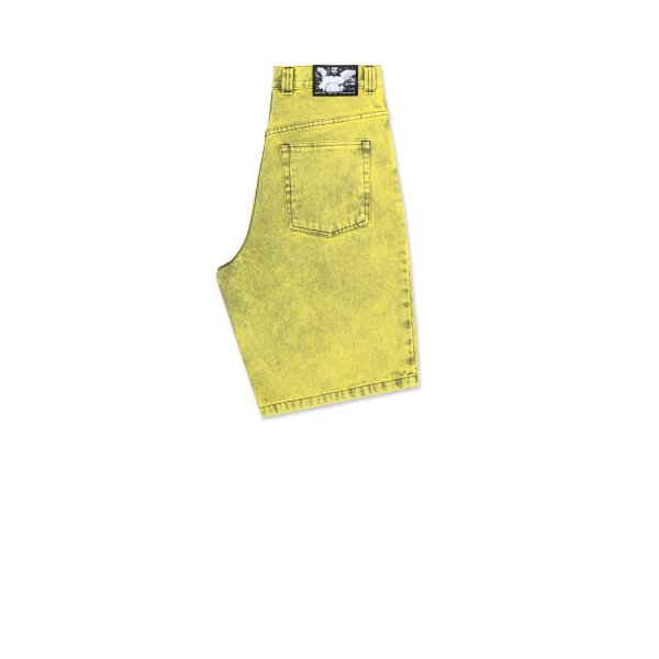 画像3: POLAR SKATE CO. " BIG BOY SHORTS | ANGEL CHILD " - LEMON BLACK (3)