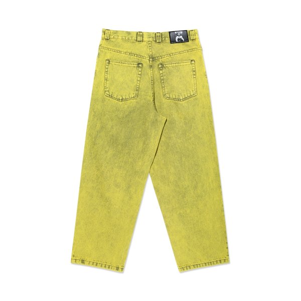 画像2: POLAR SKATE CO. " BIG BOY PANTS | DEMON CHILD " - LEMON BLACK (2)