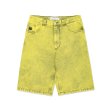 画像1: POLAR SKATE CO. " BIG BOY SHORTS | ANGEL CHILD " - LEMON BLACK (1)