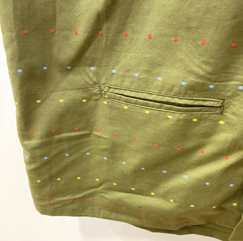 画像4: NOROLL " DOT S/S SHIRT " - OLIVE (4)
