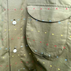 画像2: NOROLL " DOT S/S SHIRT " - OLIVE (2)