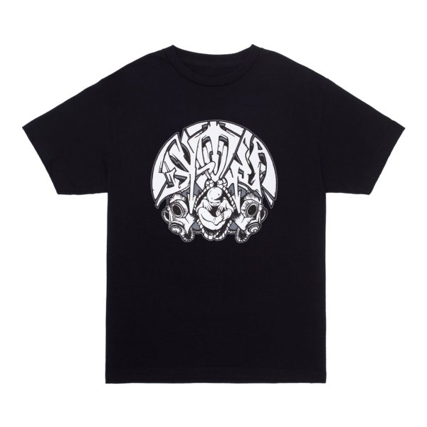 画像1: GX1000 " DYSTOPIA GAS MASK TEE " - BLACK (1)