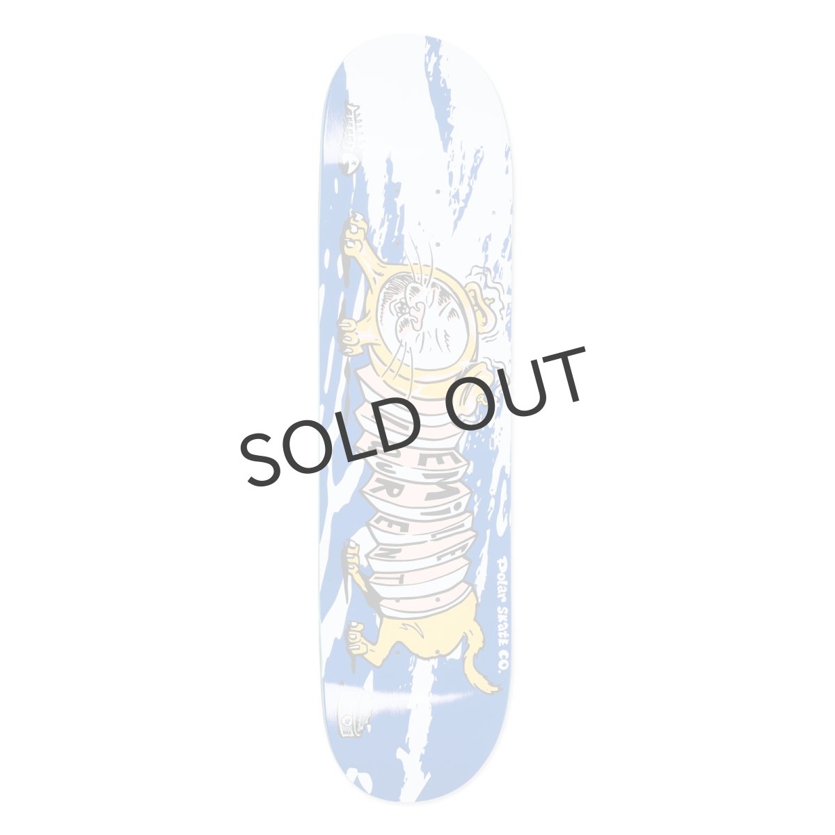 画像1: POLAR SKATE CO. " EACCORDION DOG / MILE LAURENT " - 7.875 (1)