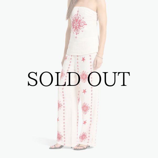 画像8: BRIXTON " THE LOLA LOUNGE PANT " - OFF WHITE TILE (8)