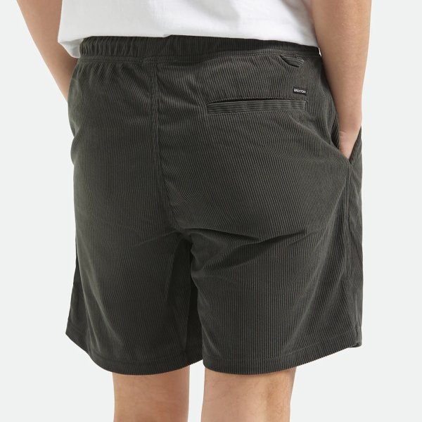 画像4: BRIXTON " EVERYDAY CORDUROY SHORT " - VINTAGE BLACK (4)