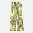 画像1: BRIXTON " THE LOLA LOUNGE PANT " - SUBLIME GREEN CHECKERBOARD (1)