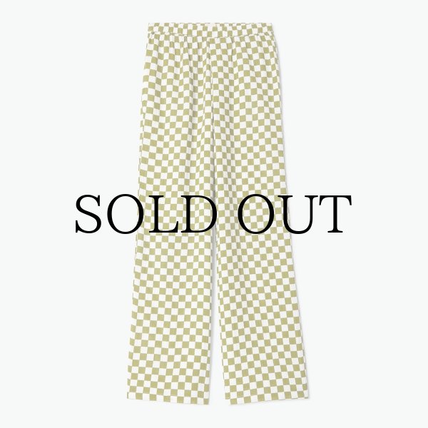 画像1: BRIXTON " THE LOLA LOUNGE PANT " - SUBLIME GREEN CHECKERBOARD (1)