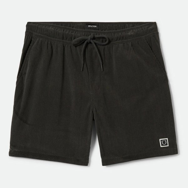 画像1: BRIXTON " EVERYDAY CORDUROY SHORT " - VINTAGE BLACK (1)