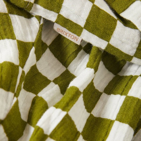 画像4: BRIXTON " THE LOLA LOUNGE PANT " - SUBLIME GREEN CHECKERBOARD (4)
