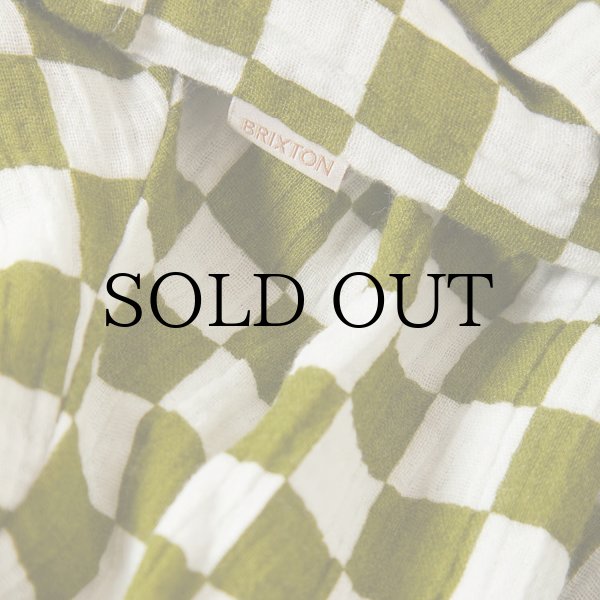 画像4: BRIXTON " THE LOLA LOUNGE PANT " - SUBLIME GREEN CHECKERBOARD (4)