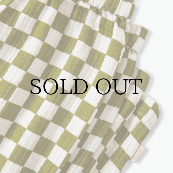 画像2: BRIXTON " THE LOLA LOUNGE PANT " - SUBLIME GREEN CHECKERBOARD (2)