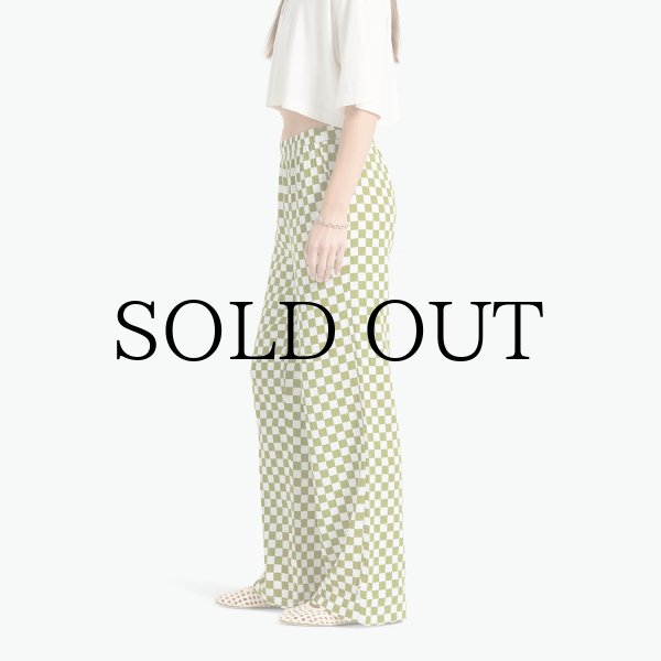 画像6: BRIXTON " THE LOLA LOUNGE PANT " - SUBLIME GREEN CHECKERBOARD (6)