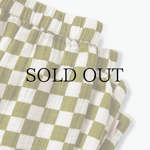 画像3: BRIXTON " THE LOLA LOUNGE PANT " - SUBLIME GREEN CHECKERBOARD (3)