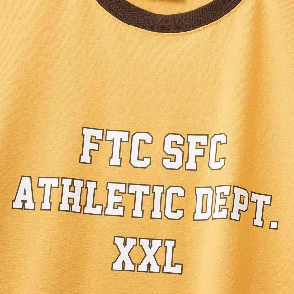 画像2: FTC | THLETIC DEPT. RINGER TOP - GOLD (2)