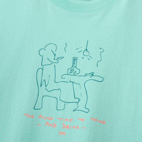 画像2: FTC | DRINK AND THINK TEE - CELADON (2)