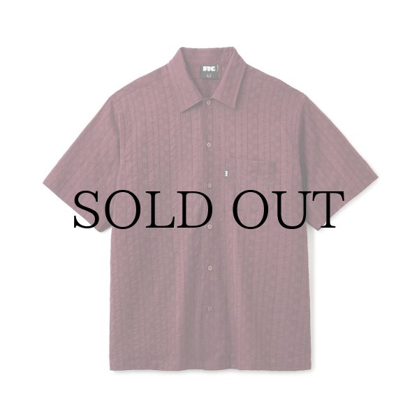 画像1: FTC | CHECKER LACE SHIRT - WINE (1)