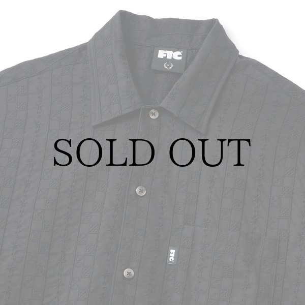 画像2: FTC | CHECKER LACE SHIRT - BLACK (2)