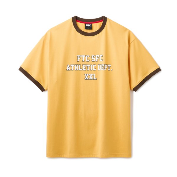 画像1: FTC | THLETIC DEPT. RINGER TOP - GOLD (1)