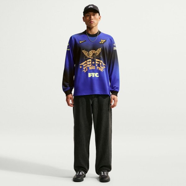 画像5: 【 抽選販売 】 NIKE SB SKATEBOARDS LONG SLEEVE - DARK CONCORD / PURPLE (5)