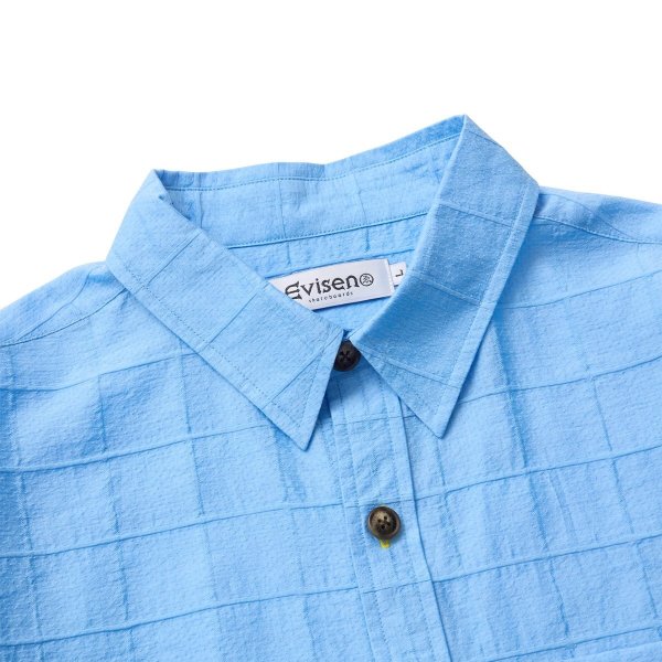 画像2: EVISEN | WILLIAM SHIRT THE 8th - Blue［26SU_S03］ (2)