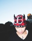画像4: HODDLE | BUTTERFLY HORN BEANIE - RED (4)
