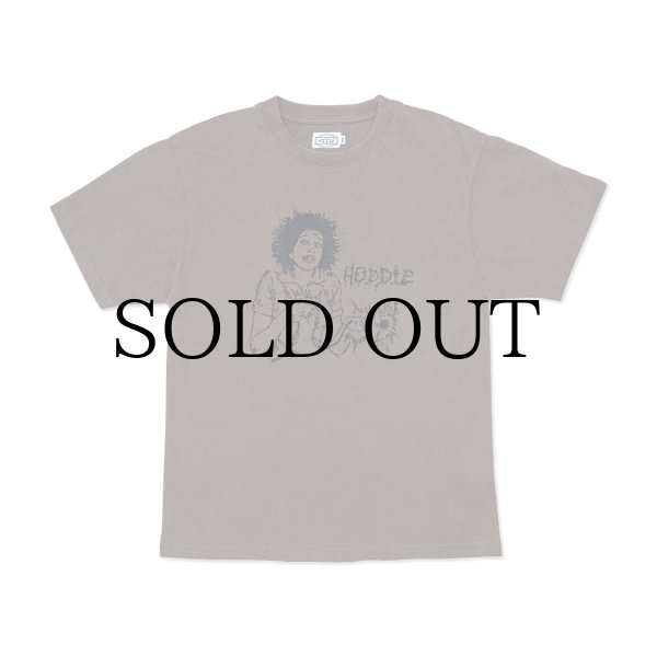 画像1: HODDLE | HODDLE SHOCK TEE FADED - BLACK (1)