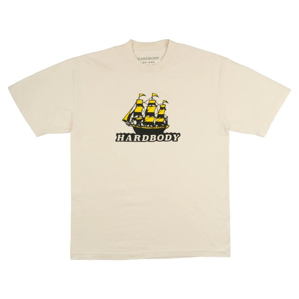 画像1: HARDBODY | SAILING TEE - NATURAL (MADE IN USA) (1)