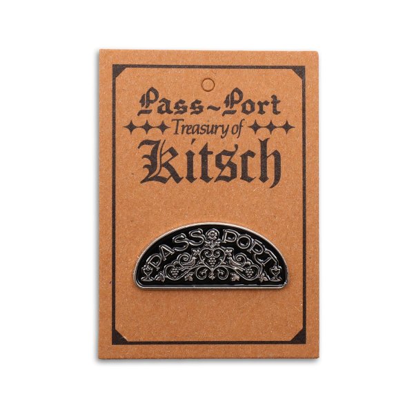 画像1: PASS~PORT | VINEYARD BIRDS PIN - BLACK / ANTIQUE SILVER (1)