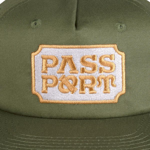 画像2: PASS~PORT | YEARBOOK LOGO WORKERS CAP - MILITARY (2)