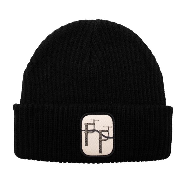 画像1: PASS~PORT | RE~BAR BEANIE - BLACK (1)