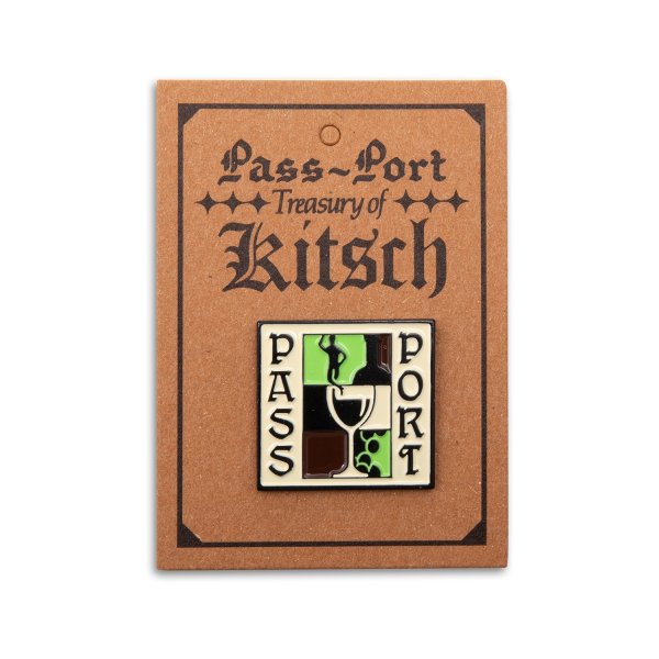 画像1: PASS~PORT | DINE EM' LOGOPIN - MULTI / ANTIQUE SILVER (1)