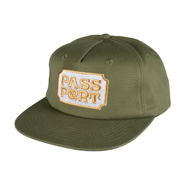 画像1: PASS~PORT | YEARBOOK LOGO WORKERS CAP - MILITARY (1)