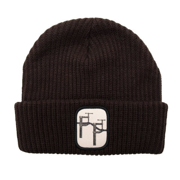 画像1: PASS~PORT | RE~BAR BEANIE - CHOCOLATE (1)