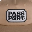 画像2: PASS~PORT | YEARBOOK LOGO WORKERS CAP - SAND (2)