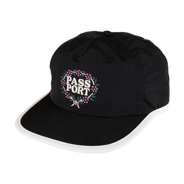 画像1: PASS~PORT | WATTLE RPET WORKERS CAP - BLACK / OFF WHITE (1)