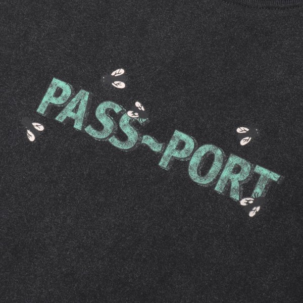 画像3: PASS~PORT |  WOT FLIES TEE - BLACK ACID (3)