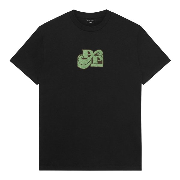 画像1: PASS~PORT |  TILEDE STAMP TEE - BLACK (1)