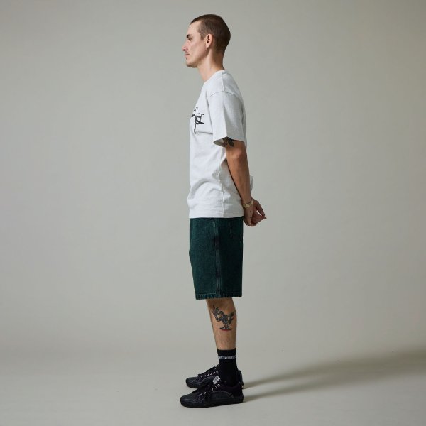 画像8: PASS~PORT |  WORKERS CLUB JEAN SHORT - DARK GREEN OVER DYE (8)