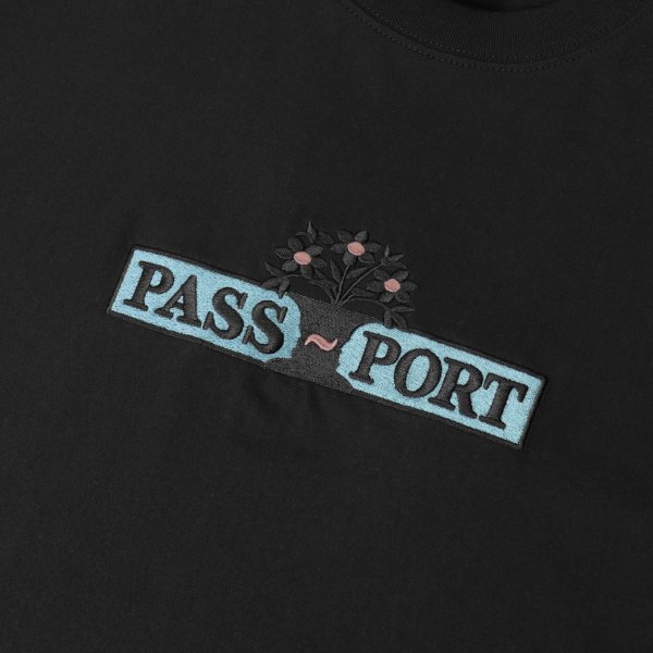 画像2: PASS~PORT |  HOUSE PLANT ORGANIC COTTON TEE - BLACK (2)