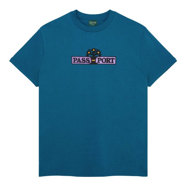 画像1: PASS~PORT |  HOUSE PLANT ORGANIC COTTON TEE - TEAL (1)