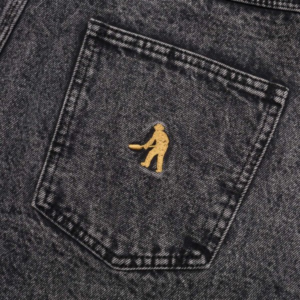 画像4: PASS~PORT |  WORKERS CLUB JEAN SHORT - GREY OVER DYE (4)