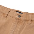 画像2: PASS~PORT |  DOUBLE KNEE DIGGERS CLUB SHORT - CARAMEL (2)