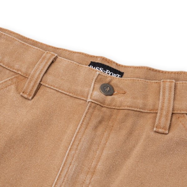 画像2: PASS~PORT |  DOUBLE KNEE DIGGERS CLUB SHORT - CARAMEL (2)