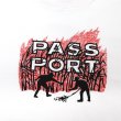 画像2: PASS~PORT |  BRUSH FIRE TEE - WHITE (2)