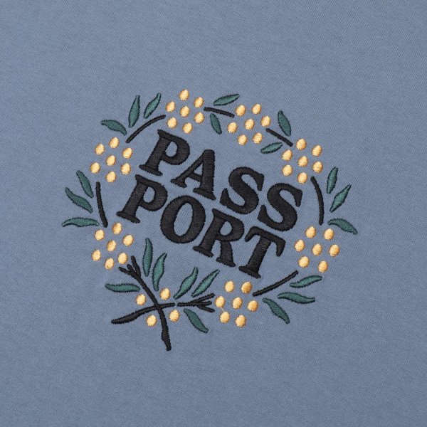 画像3: PASS~PORT |  WATTLE TEE - STONEWASH BLUE (3)